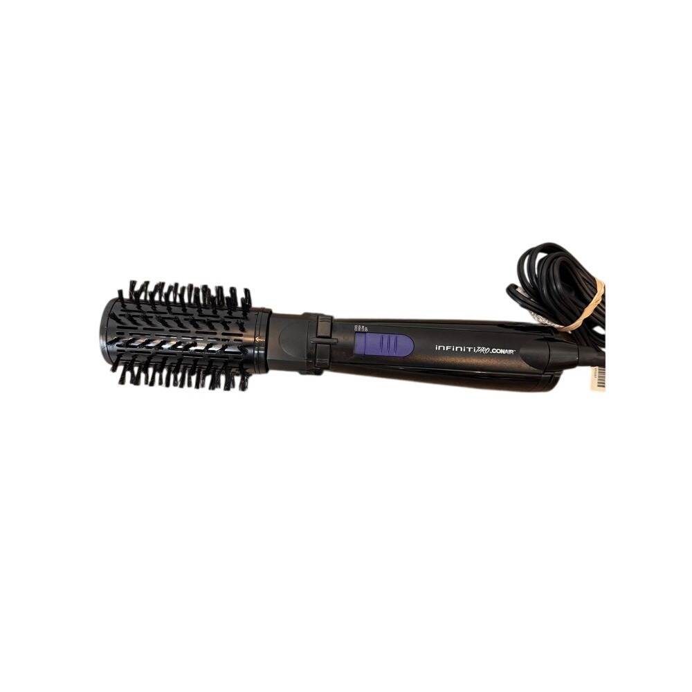 Conair Infiniti Pro Hot Air Brush Black BC178 Ionic Styling Tool 500W